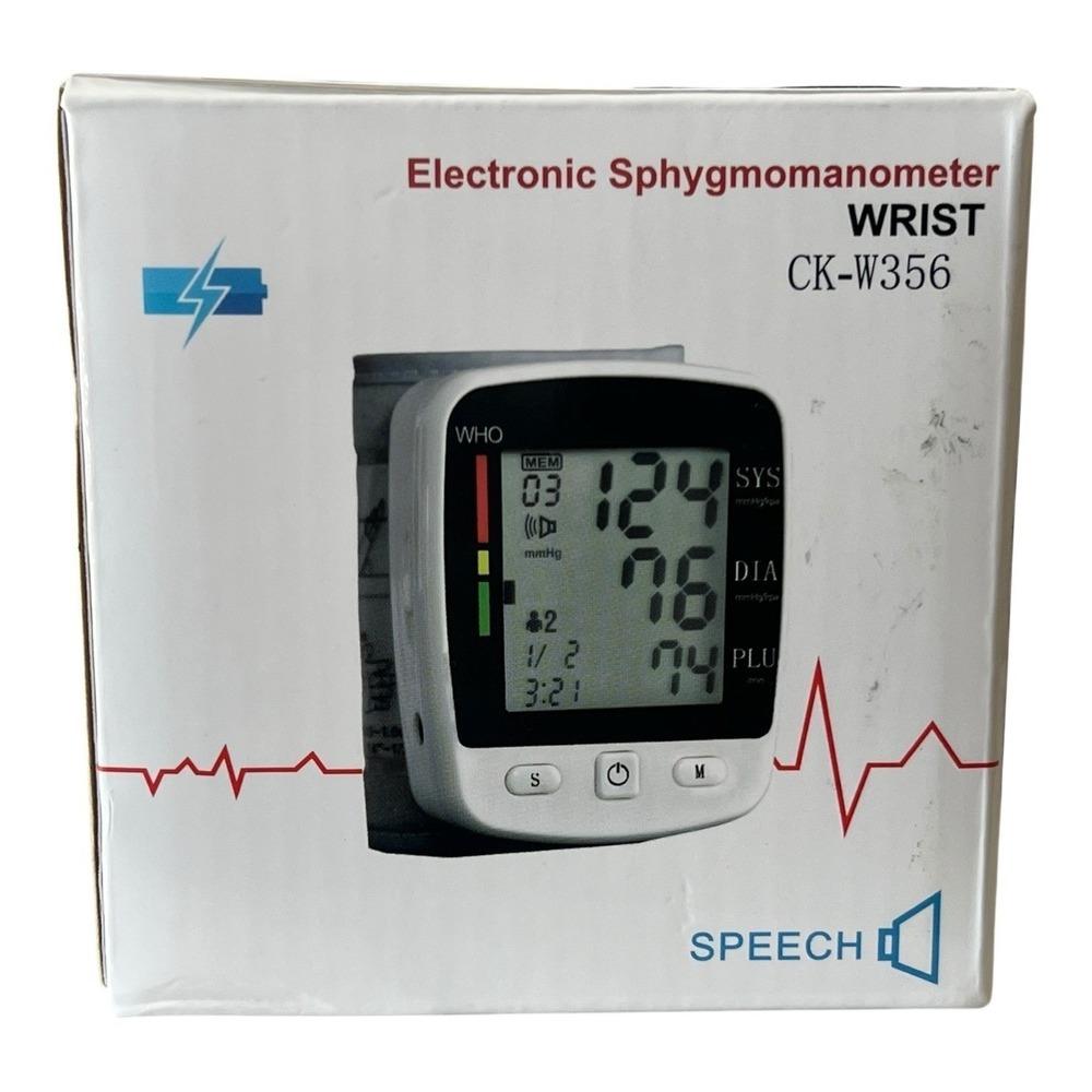 Electronic Sphygmomanometer Wrist Monitor‎ CK-W356